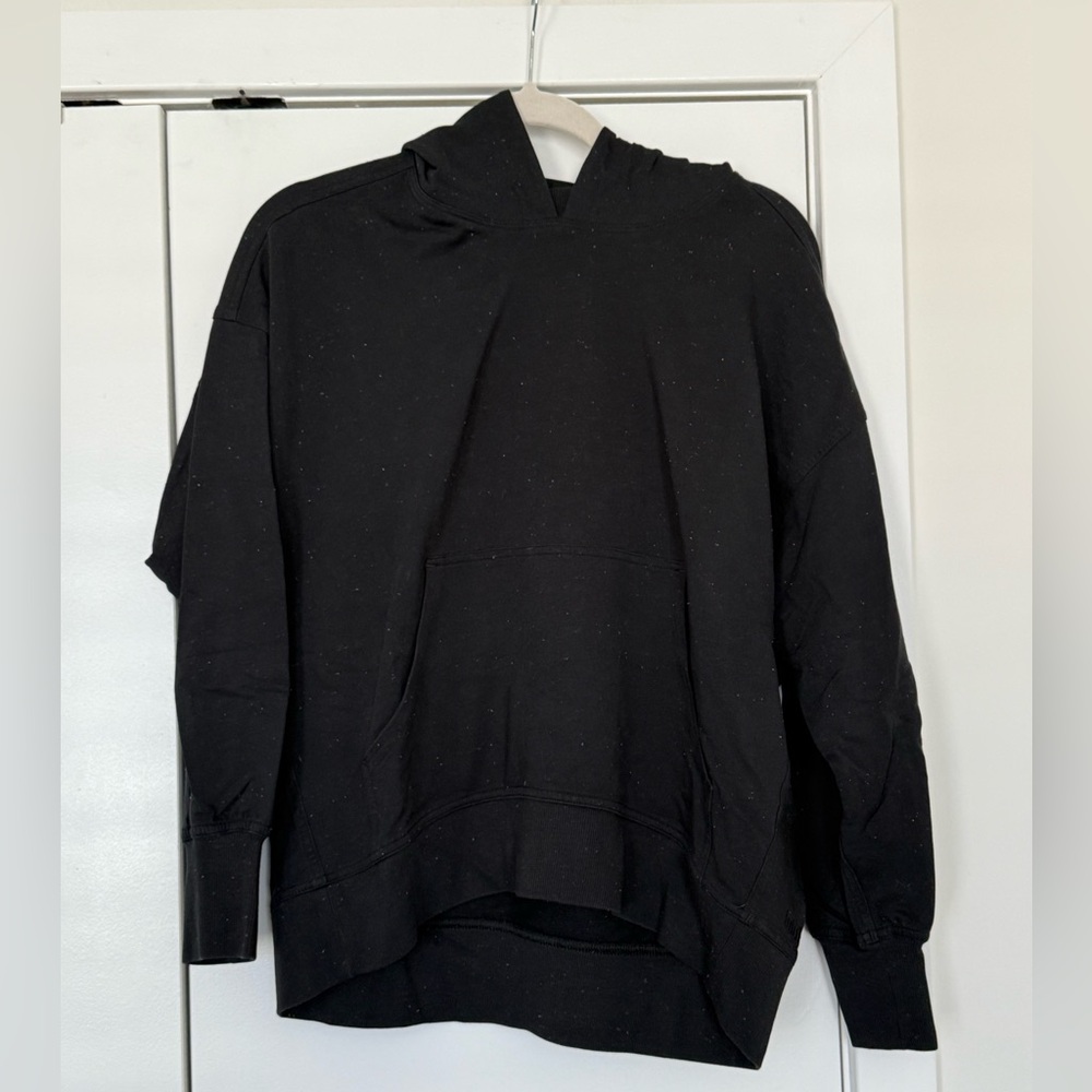 Lululemon Black Confetti LA Back in Action Hoodie